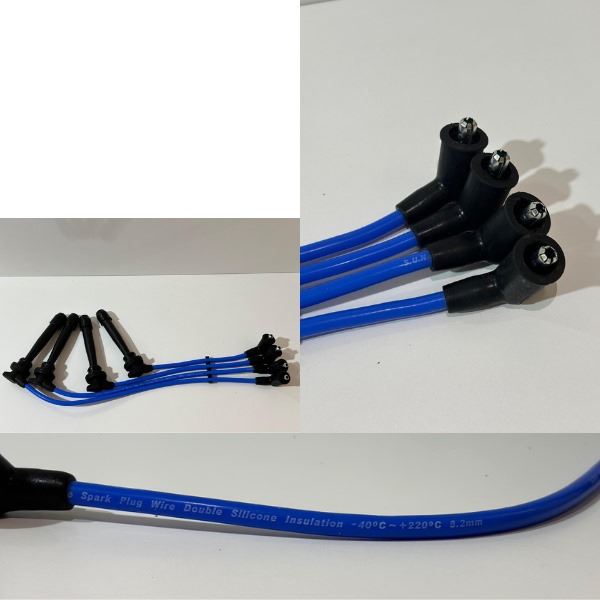 KABLO BUJİ ACCENT 95-05 1.5/1.6 ERA-GETZ RIO CERATO 1.4 ELANTRA 00-06 SİLİKON 8MM LPG UYUMLU BOBİN KABLOLU 