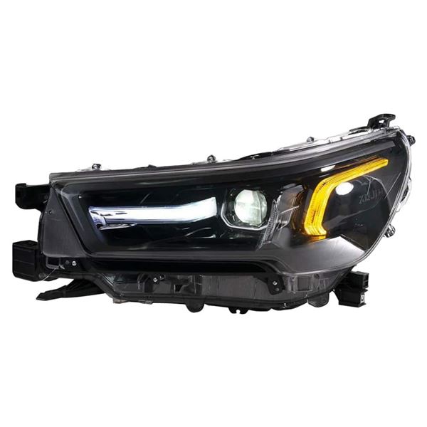 FAR HILUX REVO 21-24 LH MERCEKLİ KOYU GRİ HILUX YAZILI INVINCIBLE